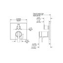 Delta T27T967 MonitorR Tempassure R 17T Series Valve With 3 Setting Diverter Chrome 2