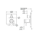 Delta T27T867 MonitorR Tempassure R 17T Series Valve With 3 Setting Diverter Stainless 2