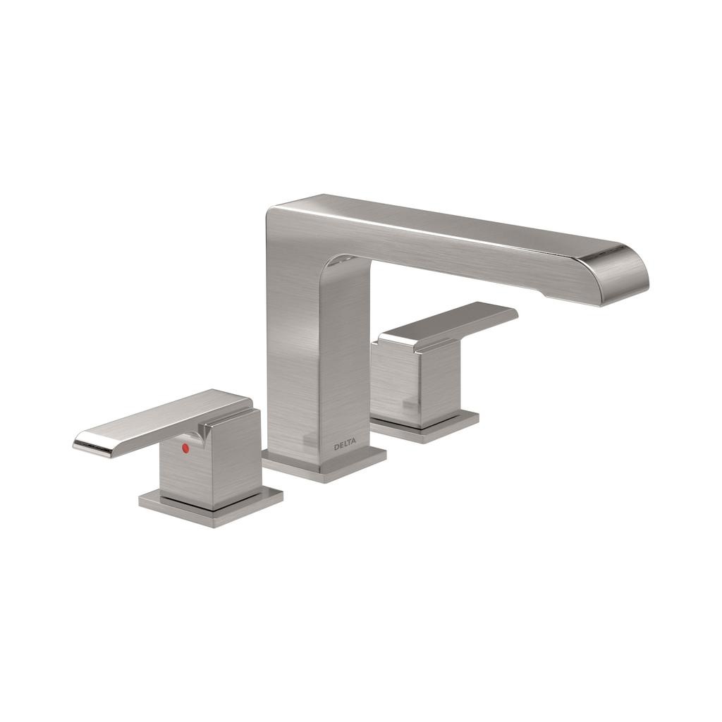 Delta T2767 Ara 3 Hole Roman Tub Trim Stainless 1