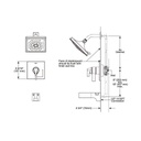 Delta T17T074 Zura Tempassure 17T Series Valveonly Trim Chrome 2