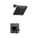 Delta T17274 Zura 17 Series Multi Choice H2Okinetic Shower Only Trim Matte Black 1