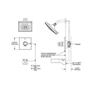 Delta T14274 Zura Monitor 14 Series H2Okinetic Shower Trim Chrome 2