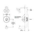 Delta T17059 Trinsic Monitor 17 Series Valve Only Trim Matte Black 2