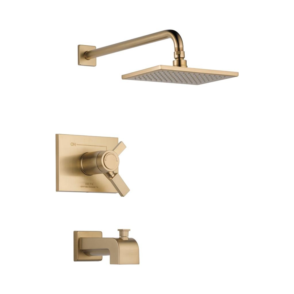 Delta T17T453 Vero TempAssure 17T Series Tub And Shower Trim Champagne Bronze 1