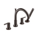 Delta T4759 Trinsic Roman Tub with Hand Shower Trim Venetian Bronze 1