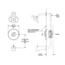 Delta T14459 Trinsic Monitor 14 Series H2Okinetic Tub And Shower Trim Chrome 2