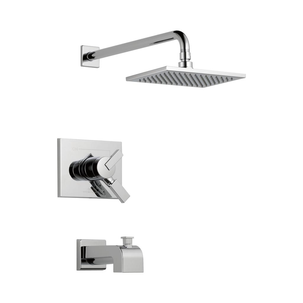 Delta T17453 Vero Monitor 17 Series Tub And Shower Trim Chrome 1