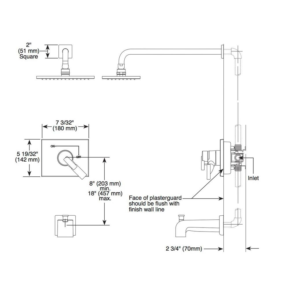 Delta T17453 Vero Monitor 17 Series Tub And Shower Trim Stainless 2