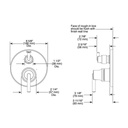 Delta T24859 Trinsic MonitorR 14 Series With 3 Setting Diverter Trim Chrome 2