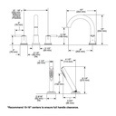 Delta T4759 Trinsic Roman Tub with Hand Shower Trim Stainless 2