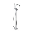 Delta T4759-LF Trinsic Contemporary Floor Mount Tub Filler Trim Chrome 1