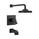 Delta T17T467 Ara TempAssure 17T Series H2Okinetic Tub And Shower Trim Matte Black 1