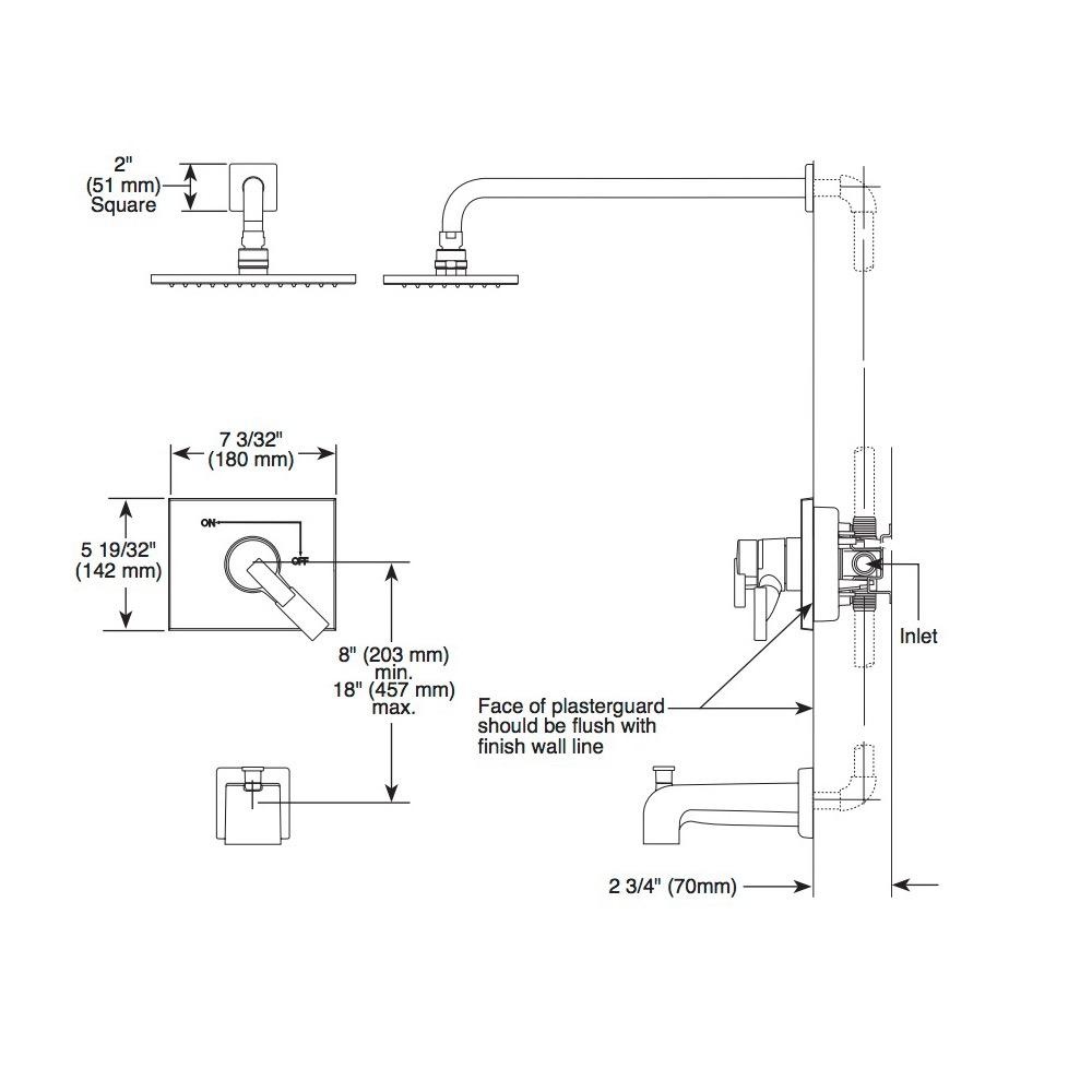 Delta T17253 Vero Monitor 17 Series H2Okinetic Shower Trim Chrome 2