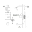 Delta T14267-LHD Ara Monitor 14 Series H2Okinetic Shower Trim Less Head Chrome 2