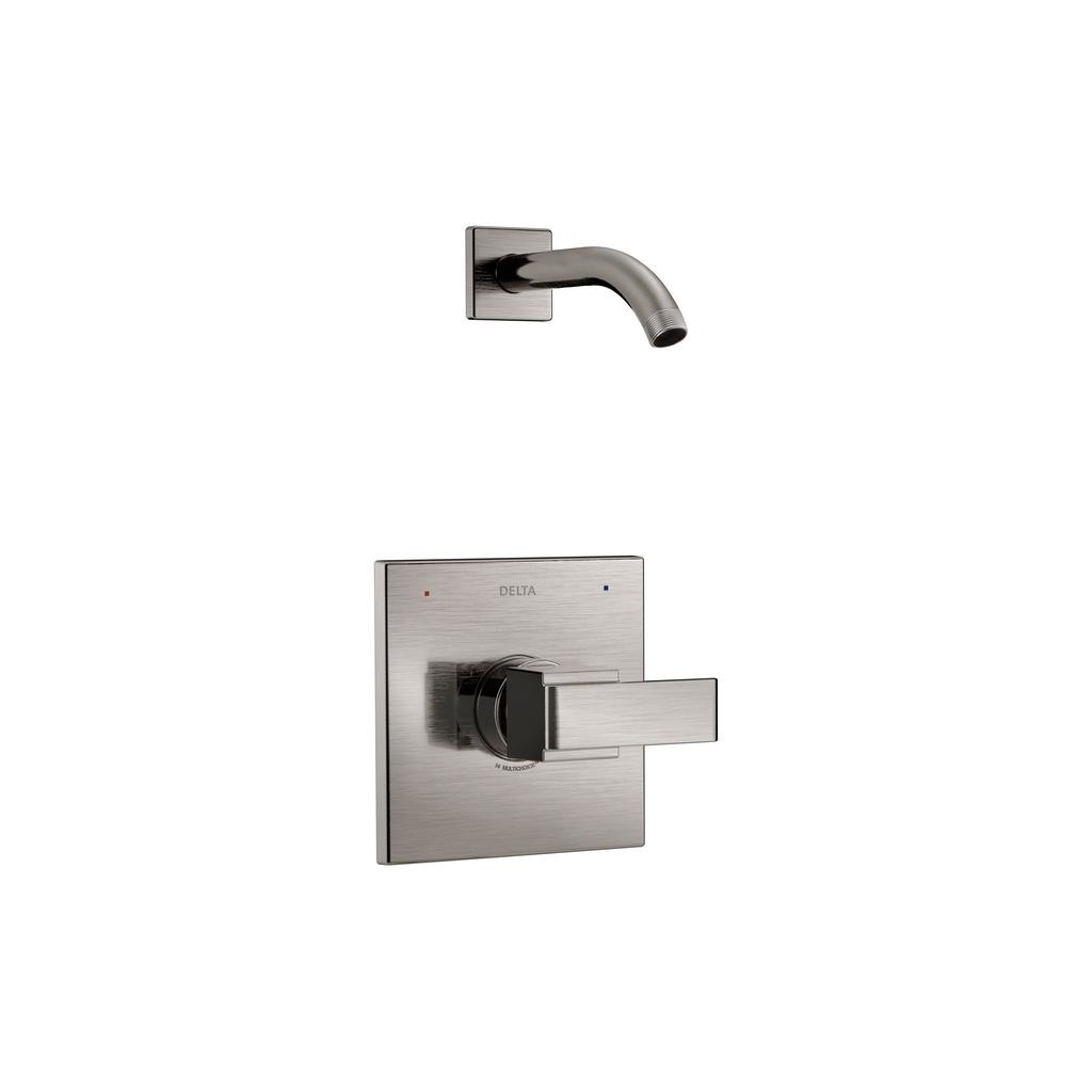 Delta T14267-LHD Ara Monitor 14 Series H2Okinetic Shower Trim Less Head Stainless 1