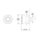 Delta 50102 Surface Mount Body Spray Chrome 2