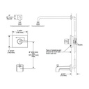 Delta T14253 H2O Vero Monitor 14 Series Shower Trim Chrome 2