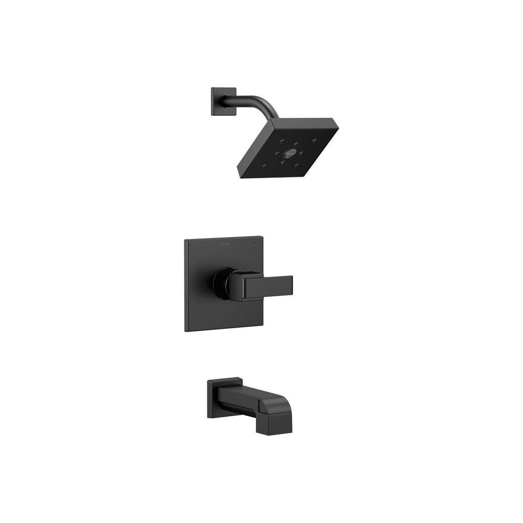 Delta T14467 Ara 14 Series Mc Tub Shower Trim Matte Black 1