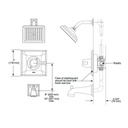 Delta T14451 Dryden Monitor 14 Series Tub And Shower Trim Stainless 2