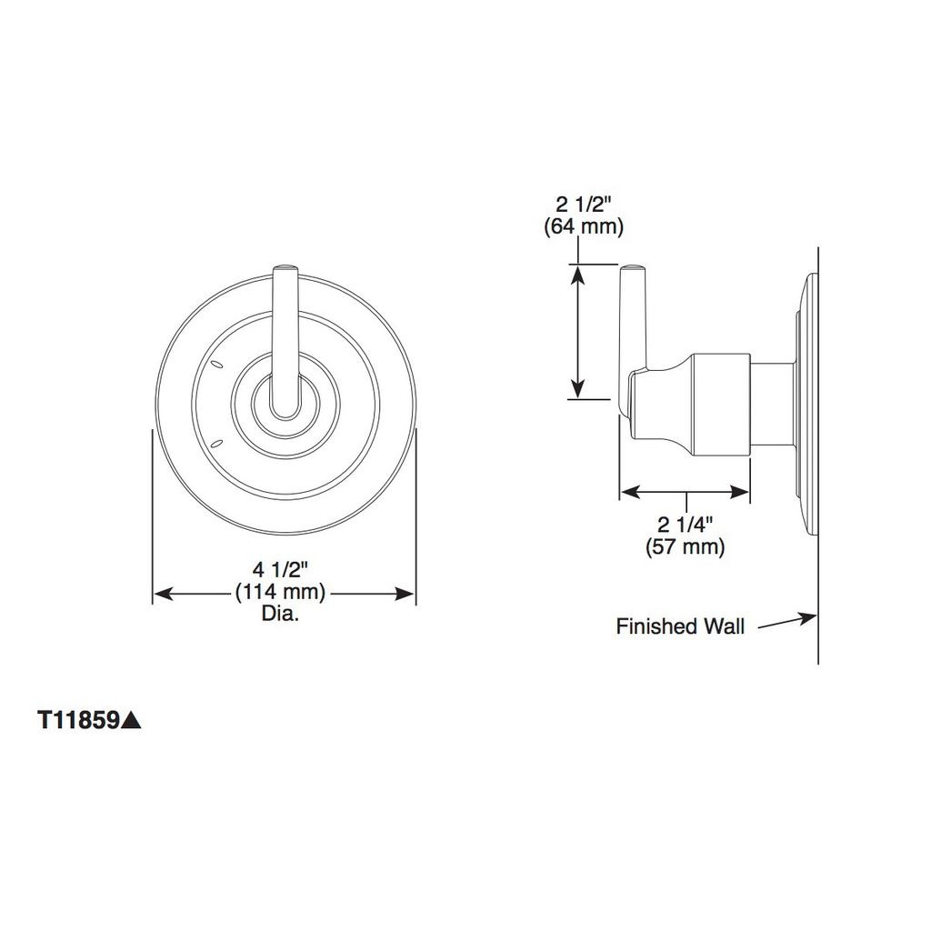 Delta T11859 Trinsic 3 Setting 2 Port Diverter Trim Stainless 2