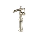 Delta 798LF Cassidy Single Handle Channel Vessel Bathroom Faucet Polished Nickel 1