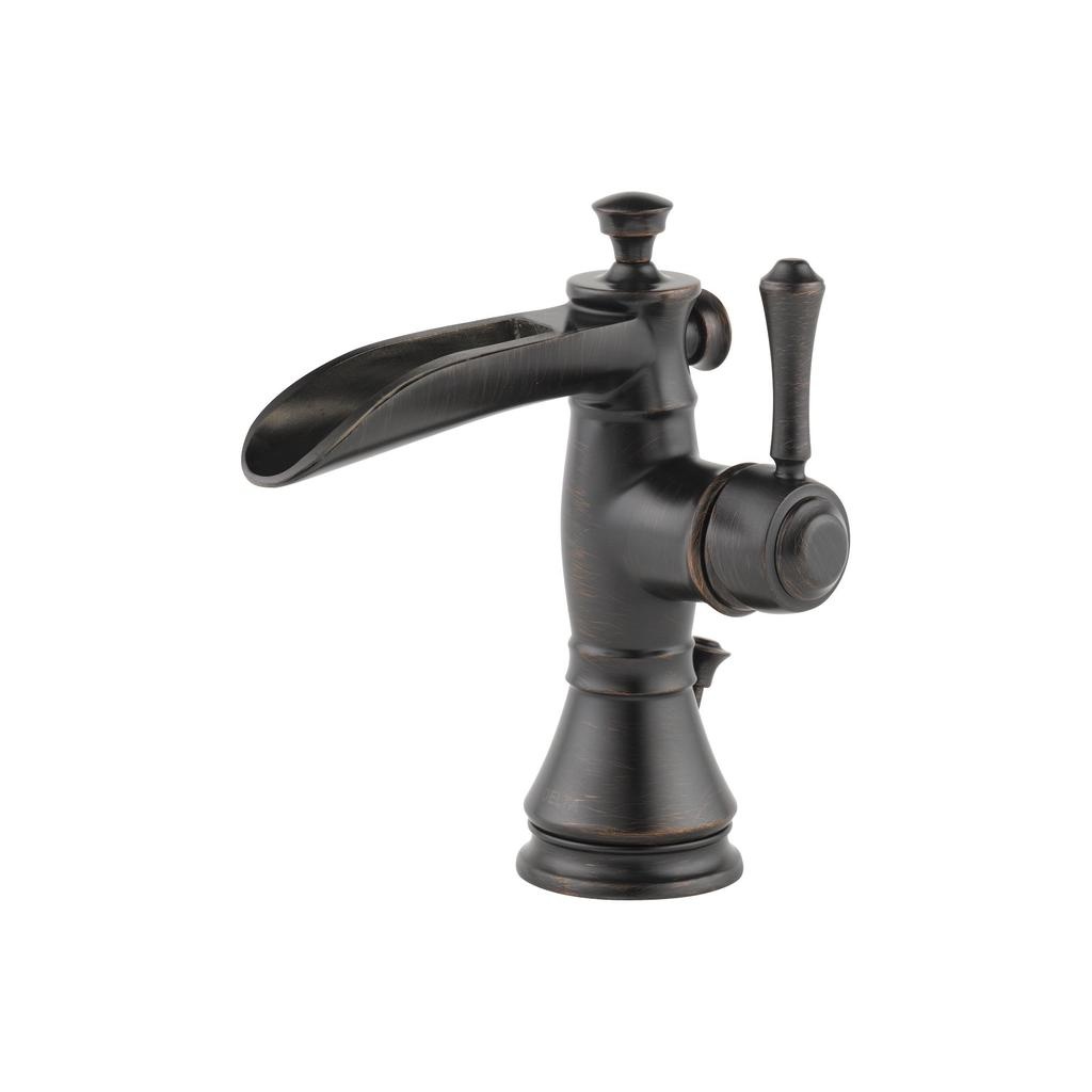 Delta 598LF Cassidy Single Handle Channel Bathroom Faucet Venetian Bronze 1