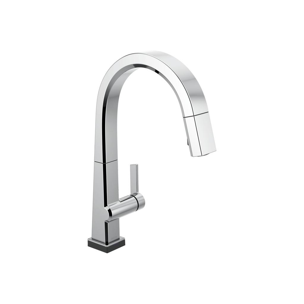 Delta 9193T Single Handle Pull Down Kitchen Faucet Touch2O Technology Chrome 1