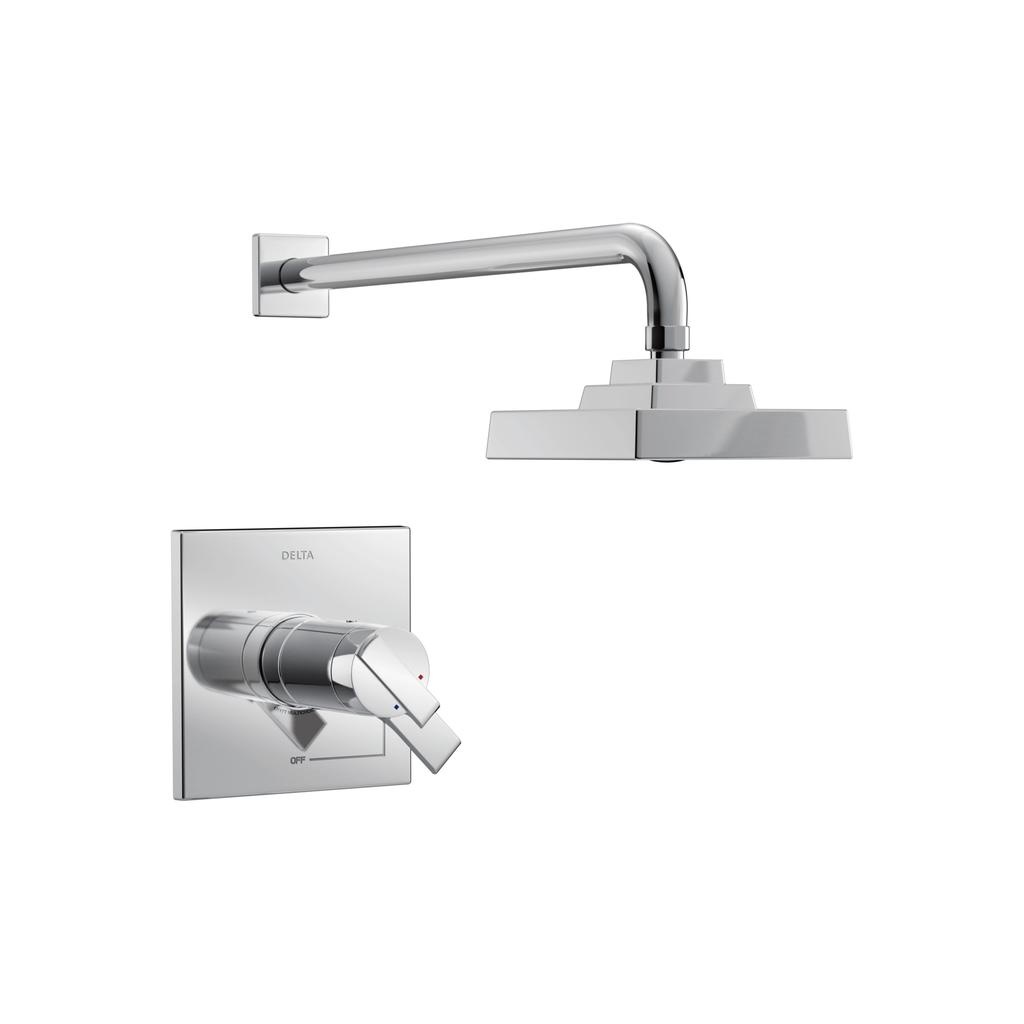 Delta T17T267 Ara TempAssure 17T Series H2Okinetic Shower Trim Chrome 1