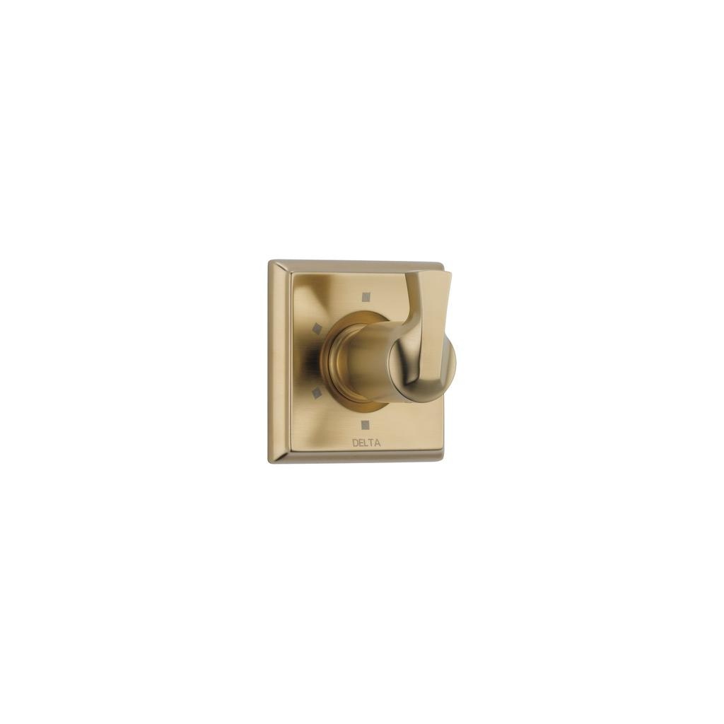 Delta T11951 Dryden 6 Setting 3 Port Diverter Trim Champagne Bronze 1