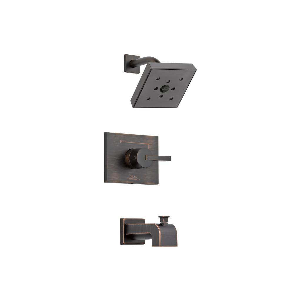 Delta T14453 H2O Vero 14 Series Tub Shower Trim Venetian Bronze 1