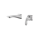 Delta T552LF Tesla Single Handle Wall Mount Bathroom Faucet Trim Chrome 1