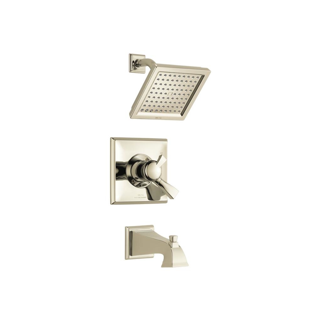 Delta T17451 Dryden Monitor 17 Series Tub And Shower Trim Polished Nickel 1