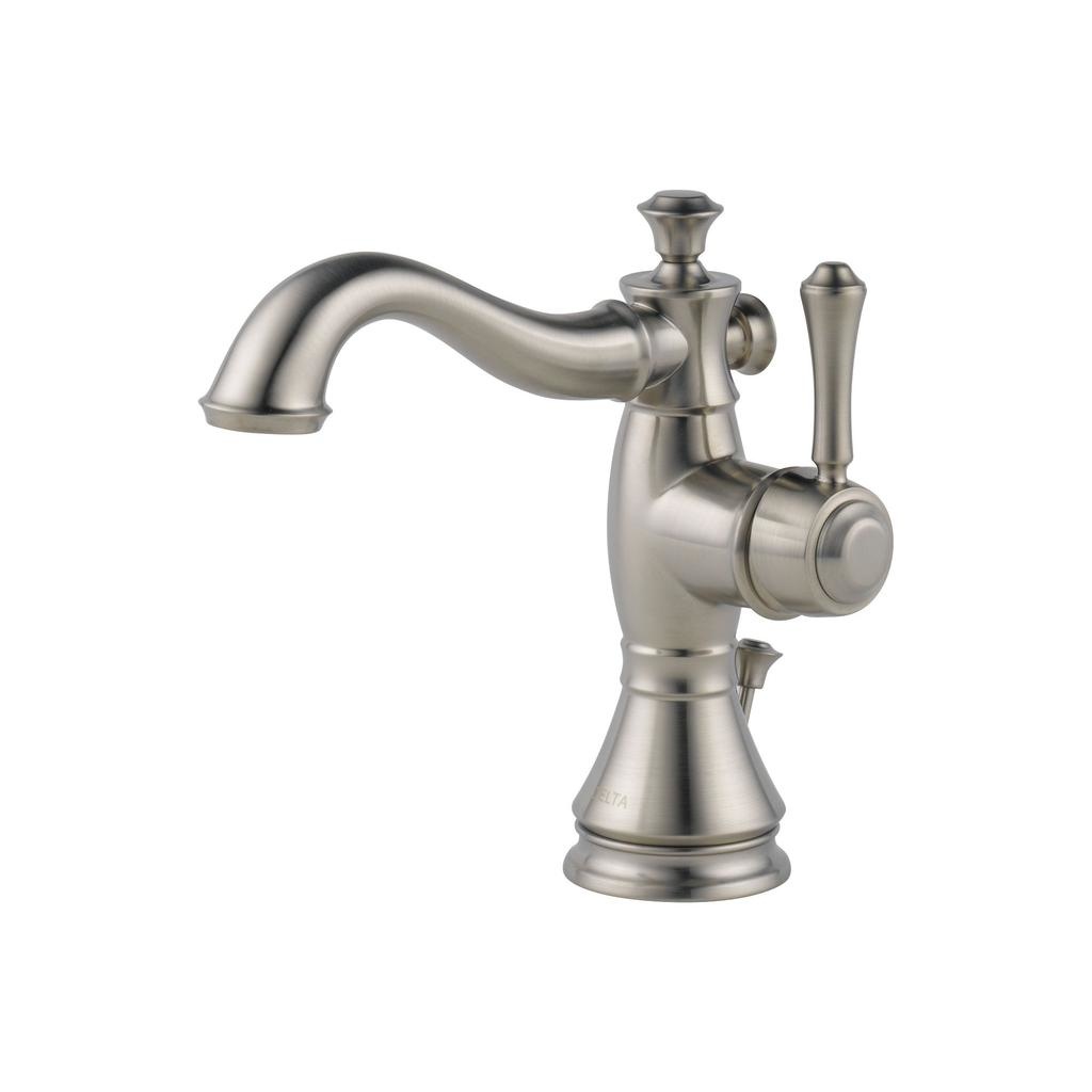 Delta 597LF Cassidy Single Handle Bathroom Faucet Stainless 1