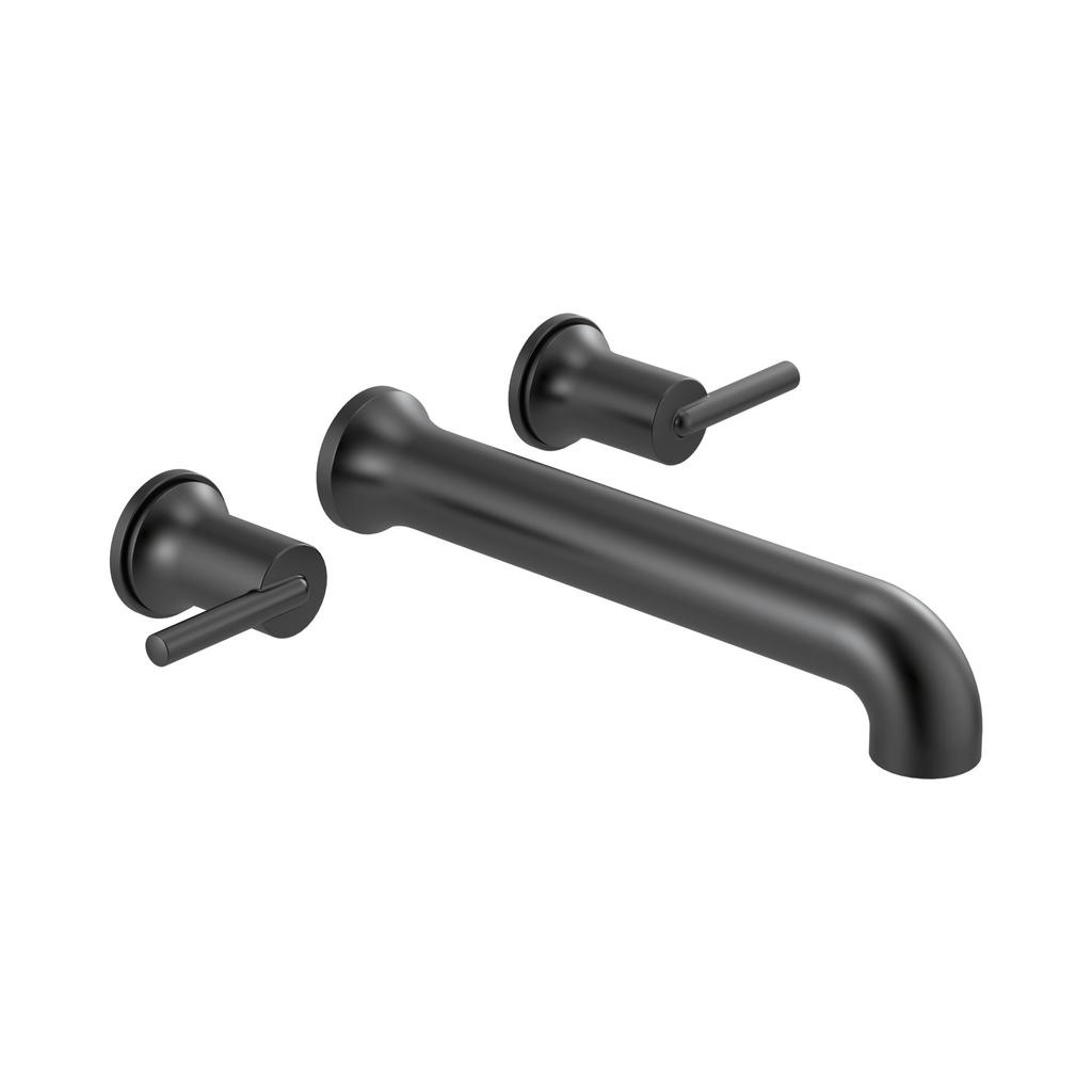 Delta T5759 Wall Mounted Tub Filler Matte Black 1