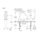 Delta 553LF Vero Single Handle Lavatory Faucet 3