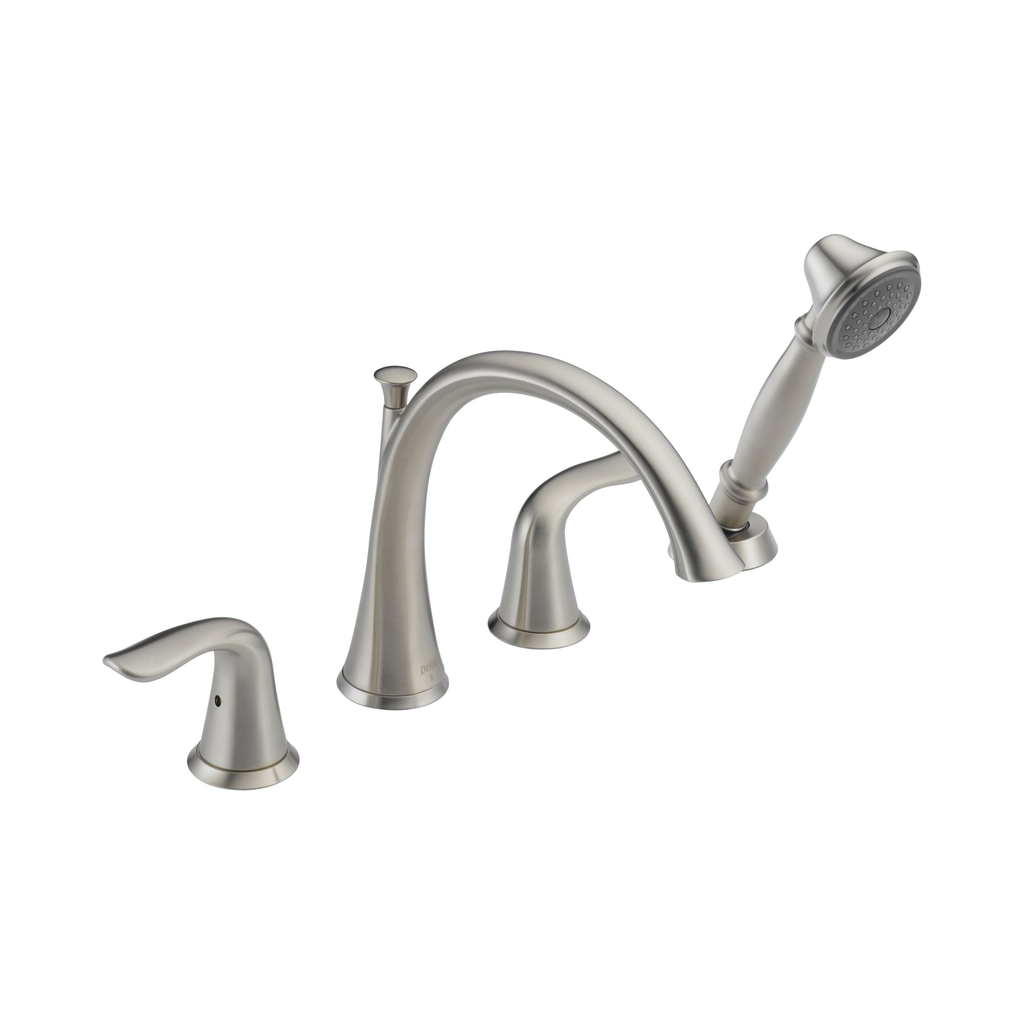 Delta T4738 Lahara Roman Tub With Handshower Trim Brilliance Stainless 1