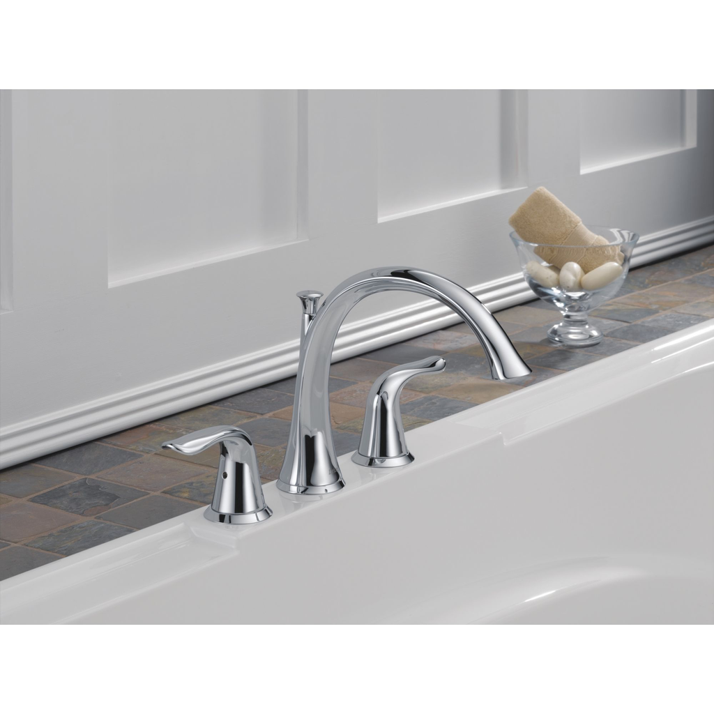 Delta T2738 Lahara Roman Tub Trim Brilliance Stainless 3