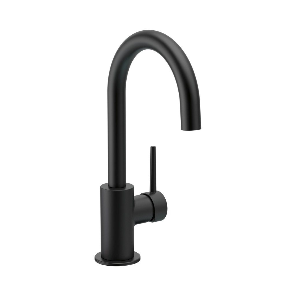 Delta 1959LF Trinsic Single Handle Bar Faucet Matte Black 1