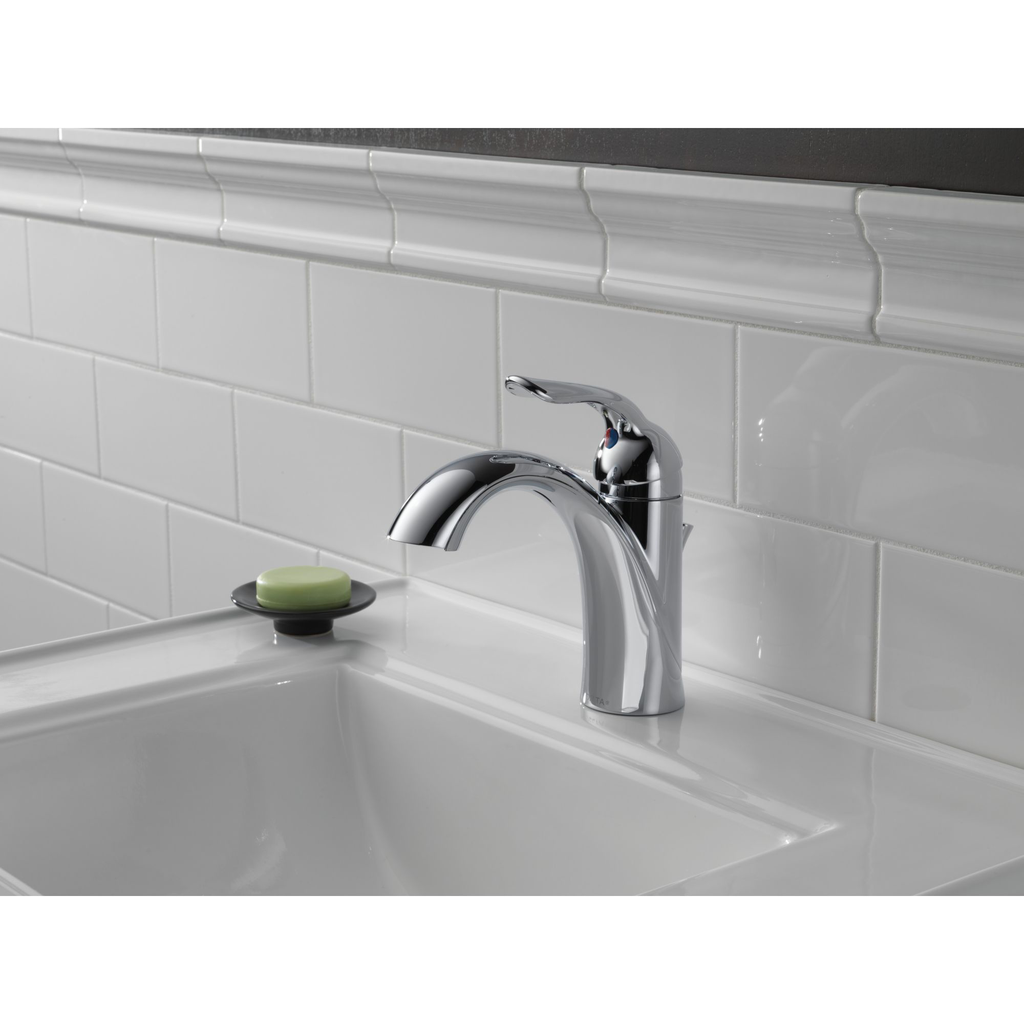 Delta 538 MPU Lahara Single Handle Lavatory Faucet Chrome 3