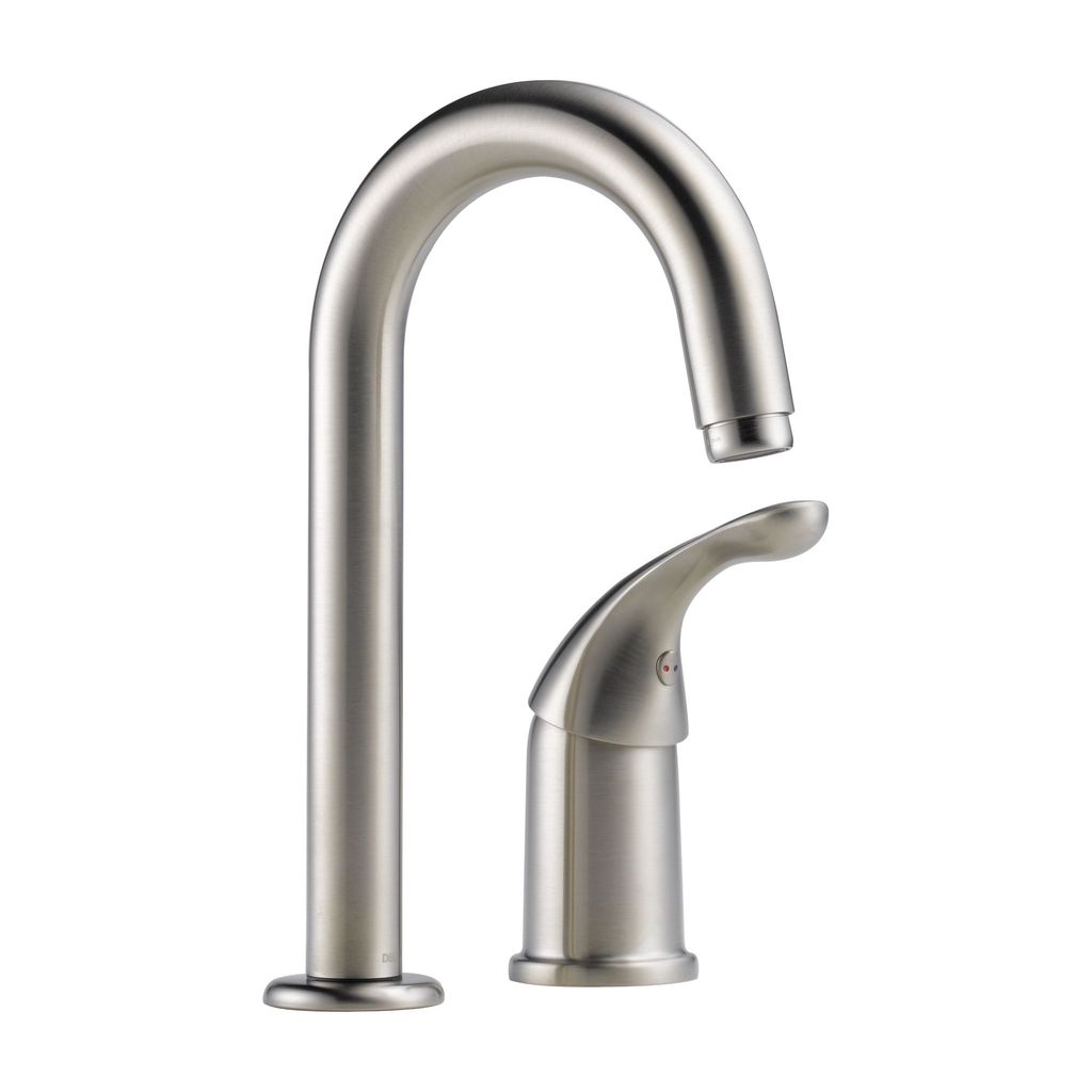 Delta 1903 Classic Single Handle Bar Prep Faucet Brilliance Stainless 1