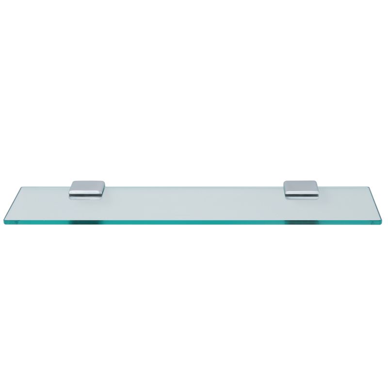 Laloo J1887C Jazz Single Glass Shelf Chrome 1