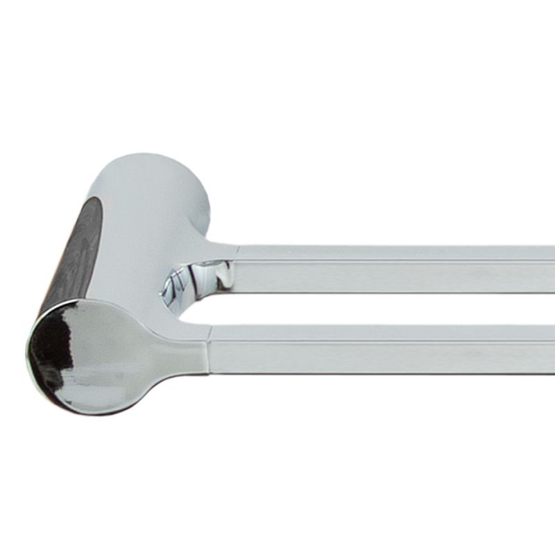 Laloo P5630DC Payton Extended Double Towel Bar Chrome 2