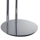 Laloo 9003C 2 Bar Round Towel Stand Chrome 2