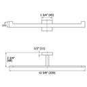 Laloo 4005PN Double Roll Paper Holder Polished Nickel 3