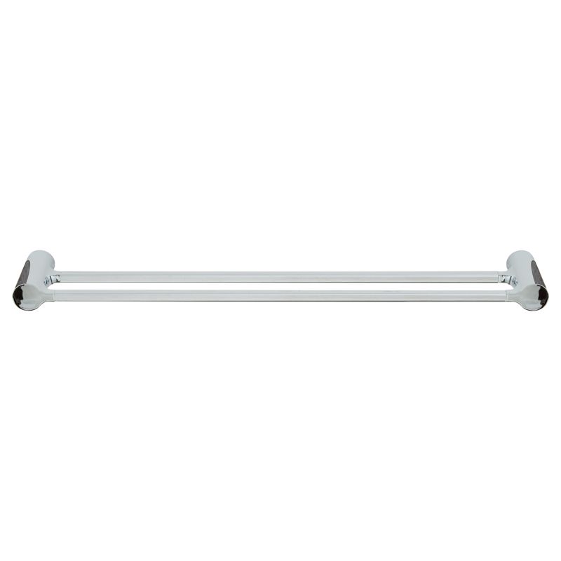 Laloo P5630DC Payton Extended Double Towel Bar Chrome 1