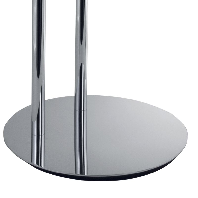 Laloo 9003C 2 Bar Round Towel Stand Chrome 2