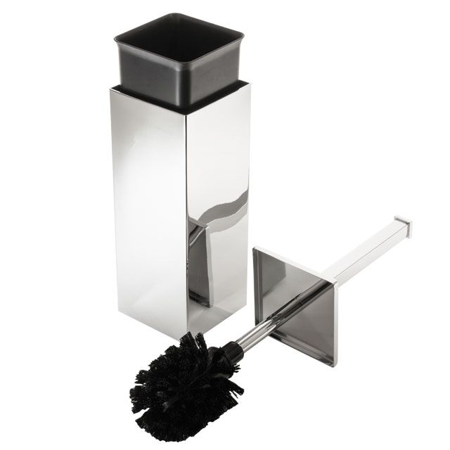 Laloo 9300GD Bowl Brush And Holder Floor Model Polished Gold 1