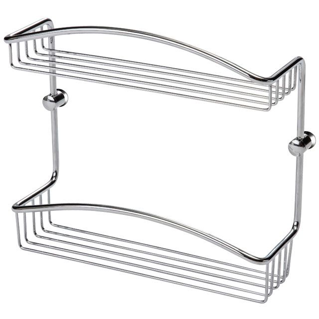 Laloo 9107PN Single Wire Basket Polished Nickel 1