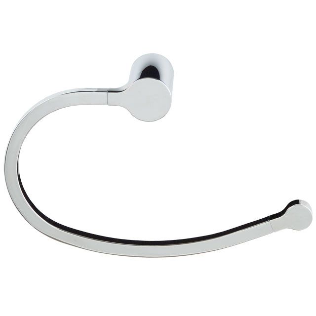 Laloo P5680PN Payton Hand Towel Ring Polished Nickel 1