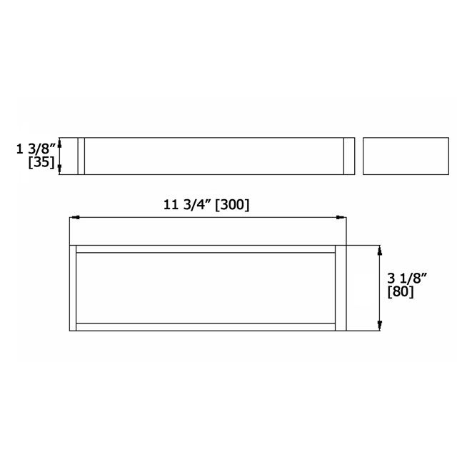 Laloo U9212DBN Upton Double Towel Bar Brushed Nickel 3